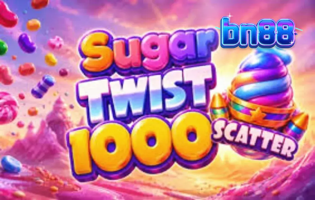 Sugar Twist 1000 স্লটের রঙিন ক্যান্ডি থিমযুক্ত ইন্টারফেস